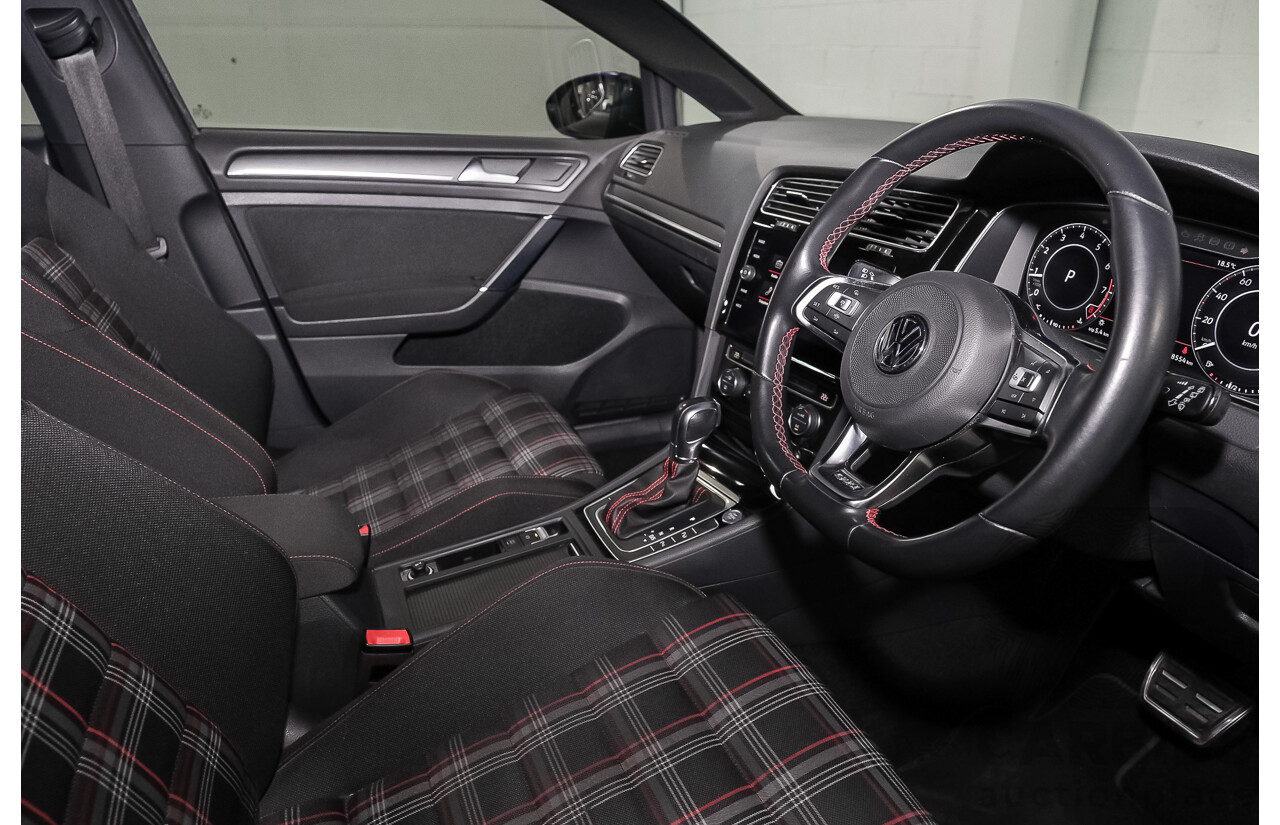 05/2019 Volkswagen Golf GTi (FWD) AU MY19 5D Hatchback Indium Grey Metallic Turbo 2.0L
