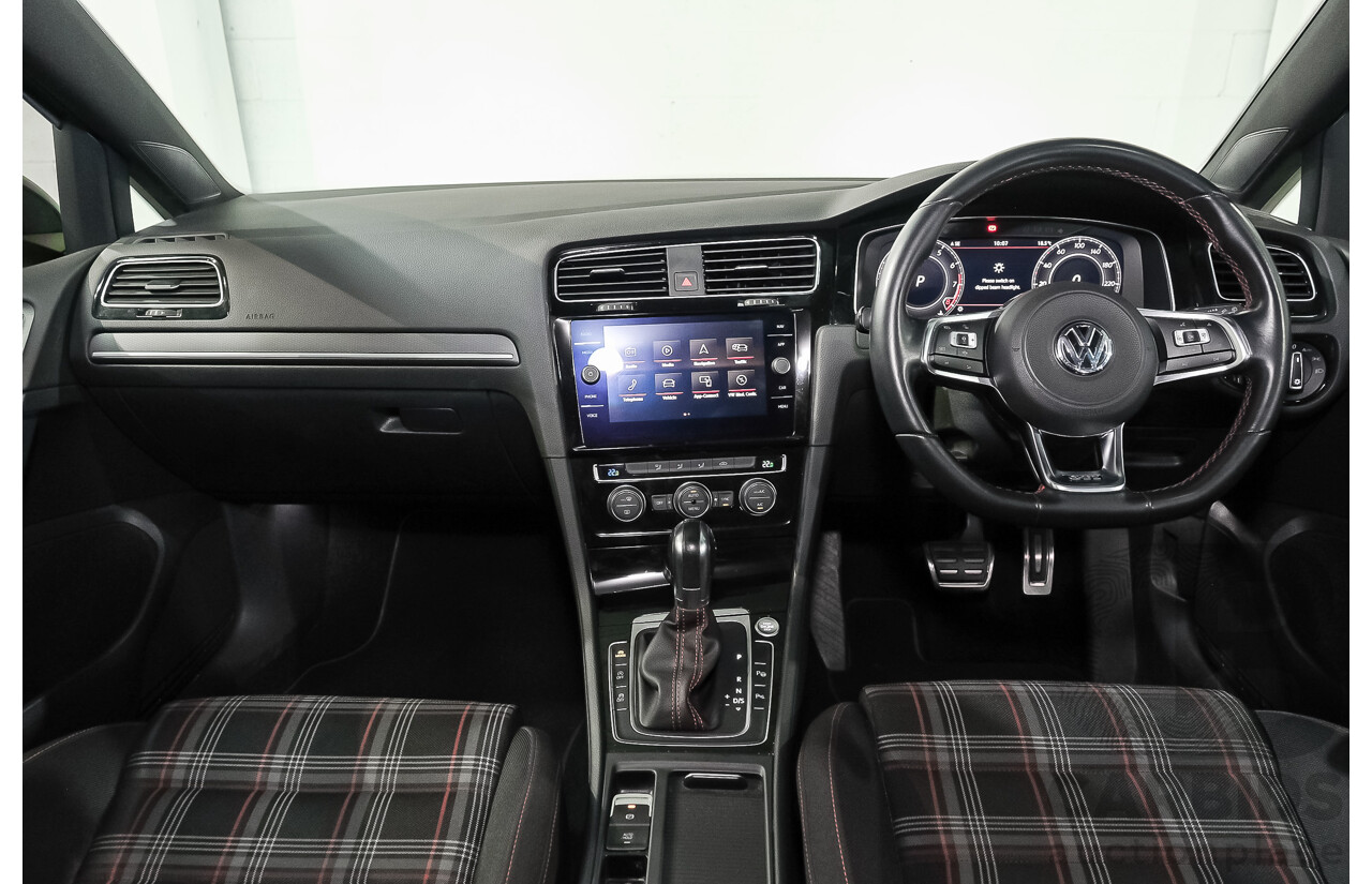 05/2019 Volkswagen Golf GTi (FWD) AU MY19 5D Hatchback Indium Grey Metallic Turbo 2.0L