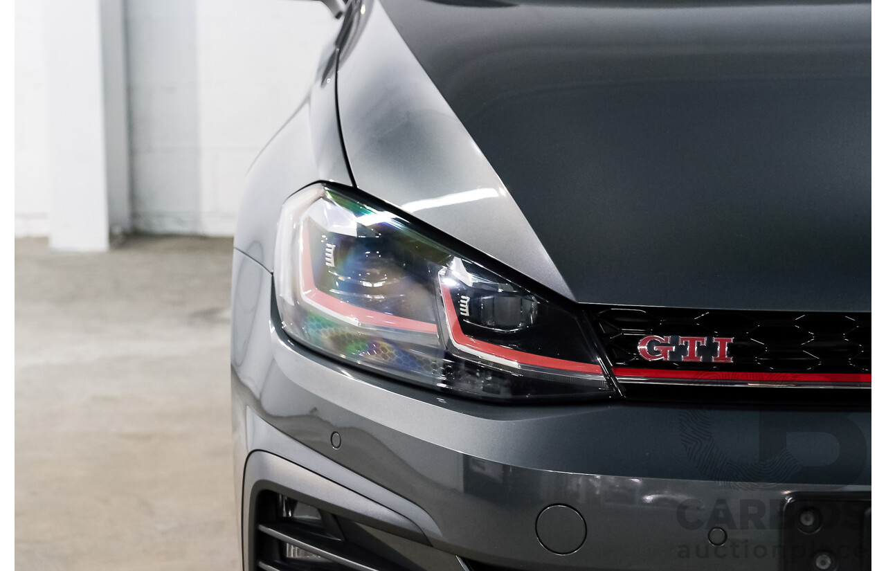 05/2019 Volkswagen Golf GTi (FWD) AU MY19 5D Hatchback Indium Grey Metallic Turbo 2.0L