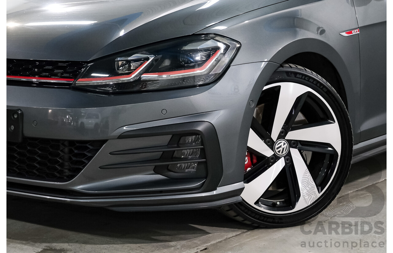 05/2019 Volkswagen Golf GTi (FWD) AU MY19 5D Hatchback Indium Grey Metallic Turbo 2.0L