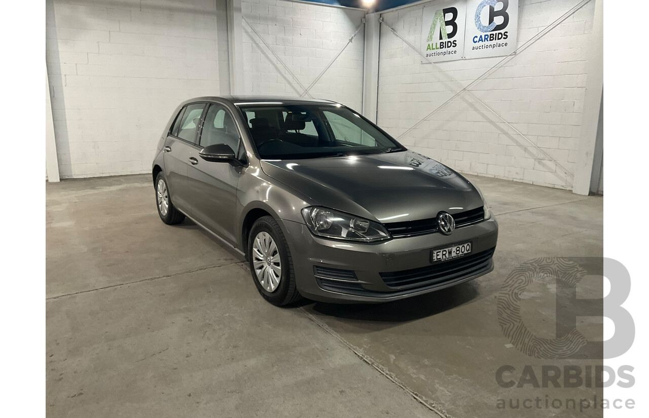 04/2016 Volkswagen Golf 92 TSI FWD AU MY16 5D Hatchback Grey 1.4L