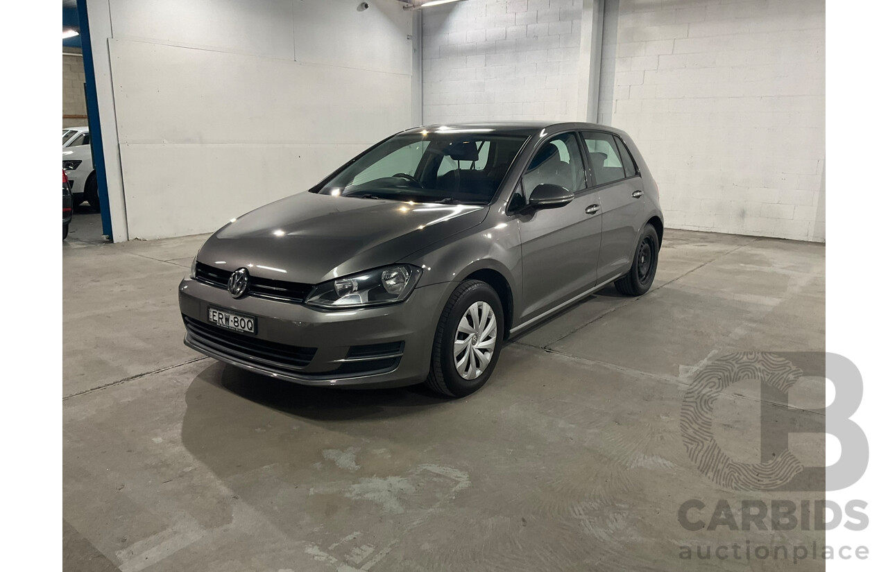 04/2016 Volkswagen Golf 92 TSI FWD AU MY16 5D Hatchback Grey 1.4L