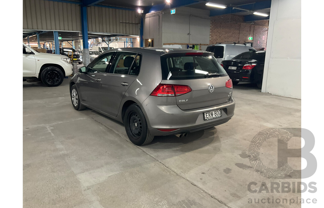 04/2016 Volkswagen Golf 92 TSI FWD AU MY16 5D Hatchback Grey 1.4L