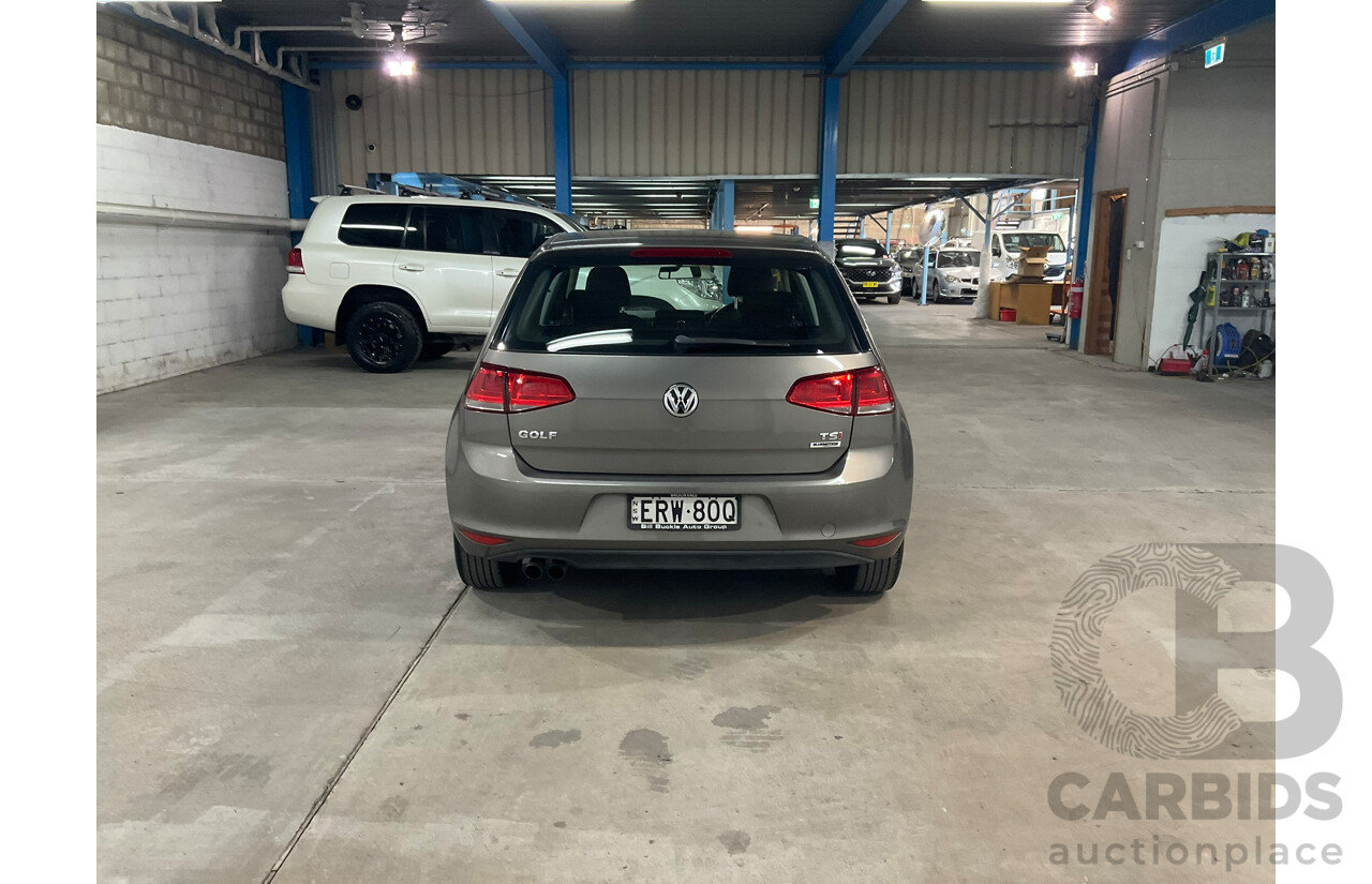 04/2016 Volkswagen Golf 92 TSI FWD AU MY16 5D Hatchback Grey 1.4L