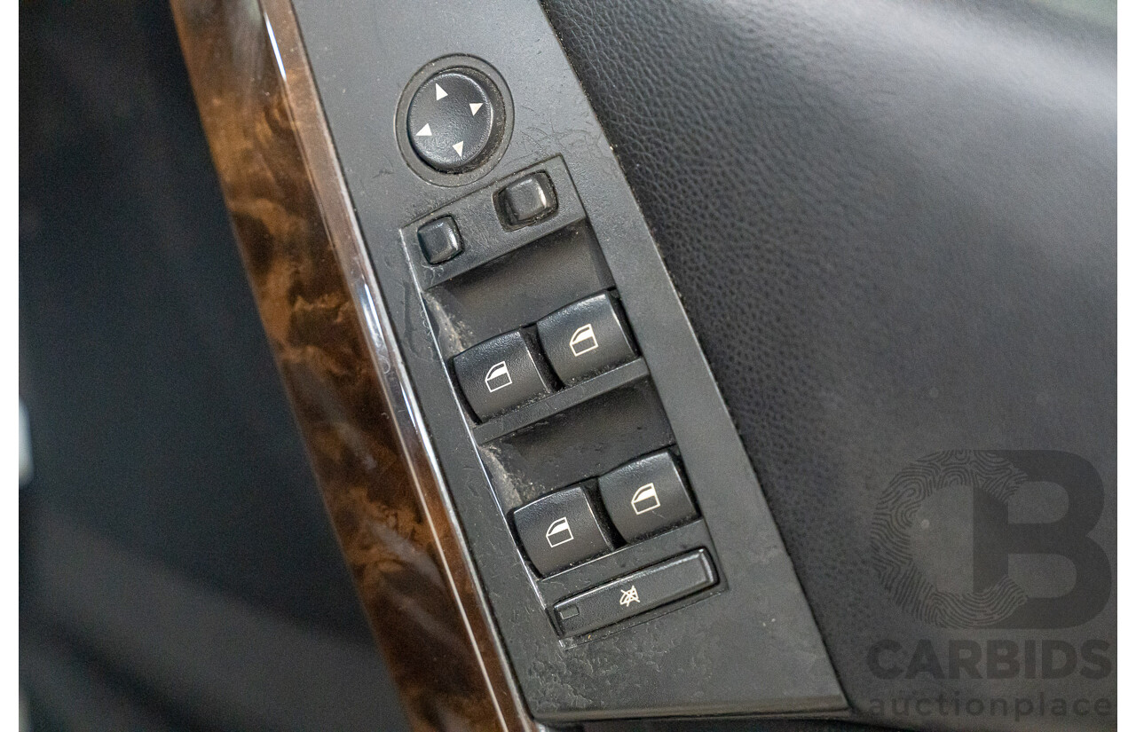 08/2006 BMW 530i E60 MY06 UPGRADE 4d Sedan Black Sapphire Metallic 3.0L