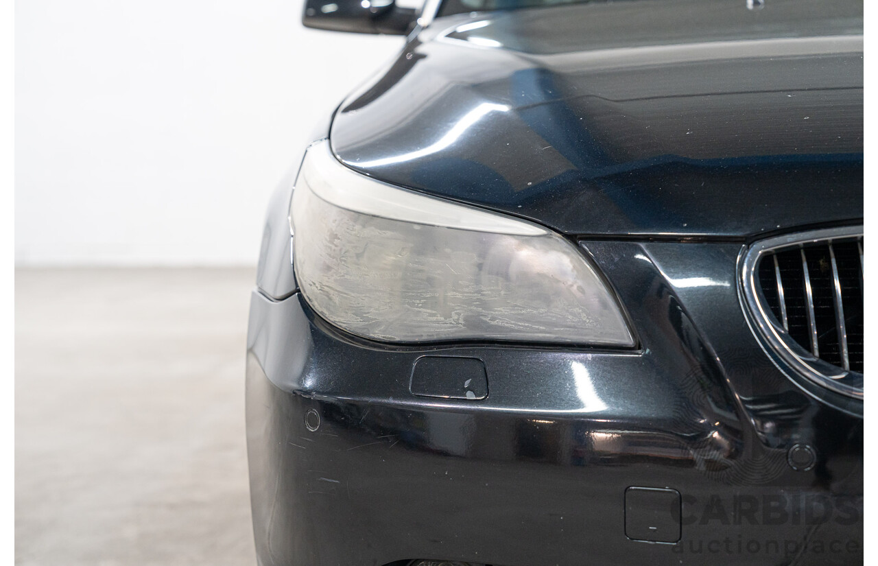 08/2006 BMW 530i E60 MY06 UPGRADE 4d Sedan Black Sapphire Metallic 3.0L