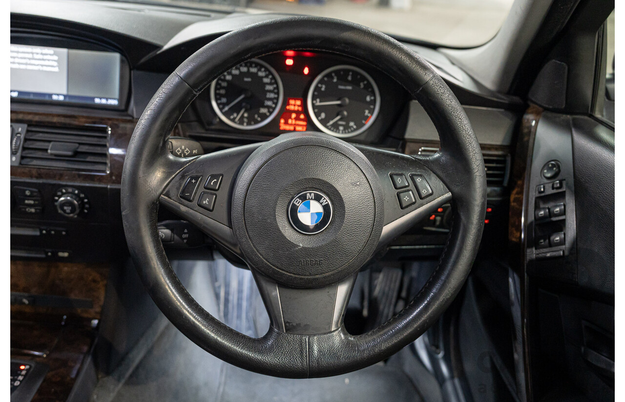 08/2006 BMW 530i E60 MY06 UPGRADE 4d Sedan Black Sapphire Metallic 3.0L