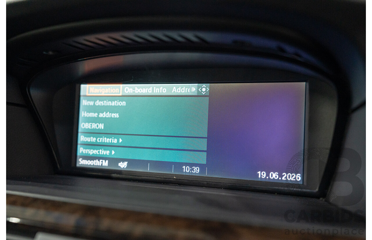 08/2006 BMW 530i E60 MY06 UPGRADE 4d Sedan Black Sapphire Metallic 3.0L