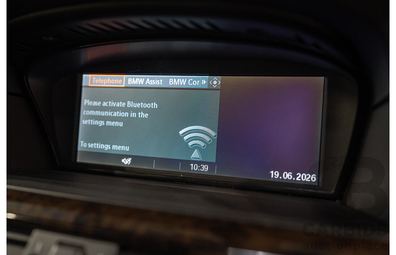 08/2006 BMW 530i E60 MY06 UPGRADE 4d Sedan Black Sapphire Metallic 3.0L