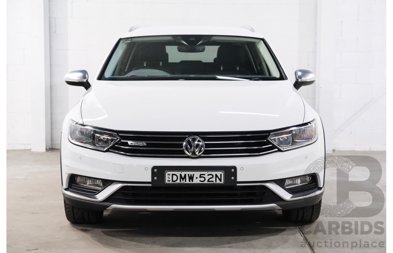 6/2018 Volkswagen Passat Alltrack 140 TDI (AWD) 3C MY18.5 4d Wagon Pure White Turbo Diesel 2.0L
