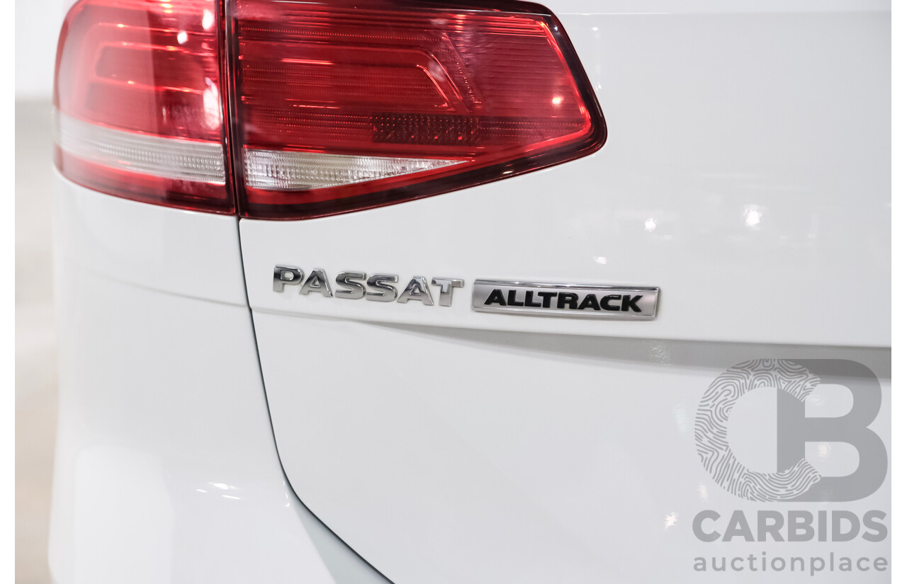 6/2018 Volkswagen Passat Alltrack 140 TDI (AWD) 3C MY18.5 4d Wagon Pure White Turbo Diesel 2.0L