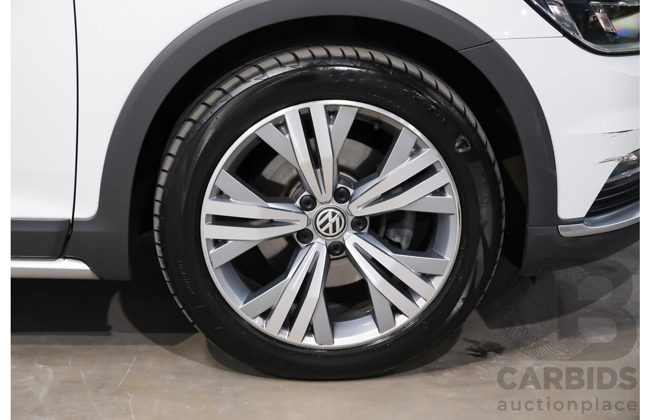 6/2018 Volkswagen Passat Alltrack 140 TDI (AWD) 3C MY18.5 4d Wagon Pure White Turbo Diesel 2.0L
