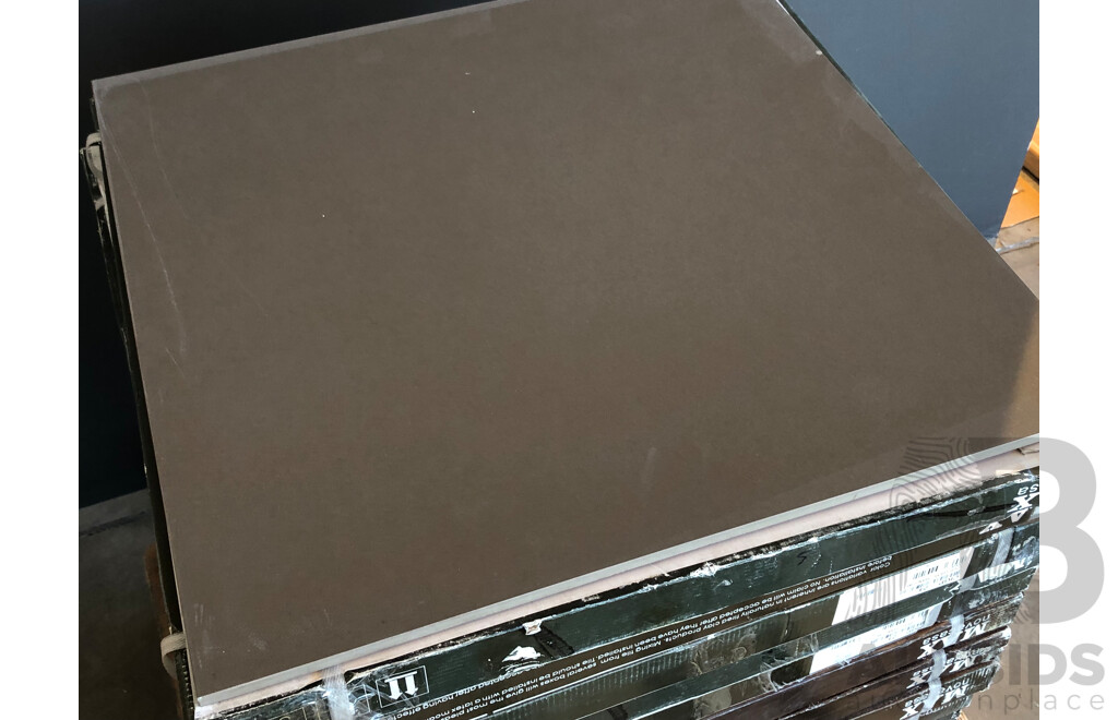 Max Novacasa 600mm X 600mm Porcelain Floor & Wall Tiles - 20.16m2 - Brand New - ORP $1310.40