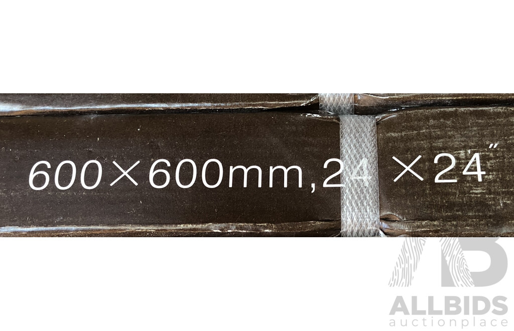 Max Novacasa 600mm X 600mm Porcelain Floor & Wall Tiles - 20.16m2 - Brand New - ORP $1310.40
