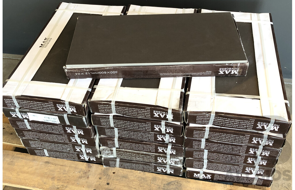 Max Novacasa Brown Vision 300mm X 600mm Porcelain Floor & Wall Tiles - 19.44m2 - Brand New - ORP $1263.60