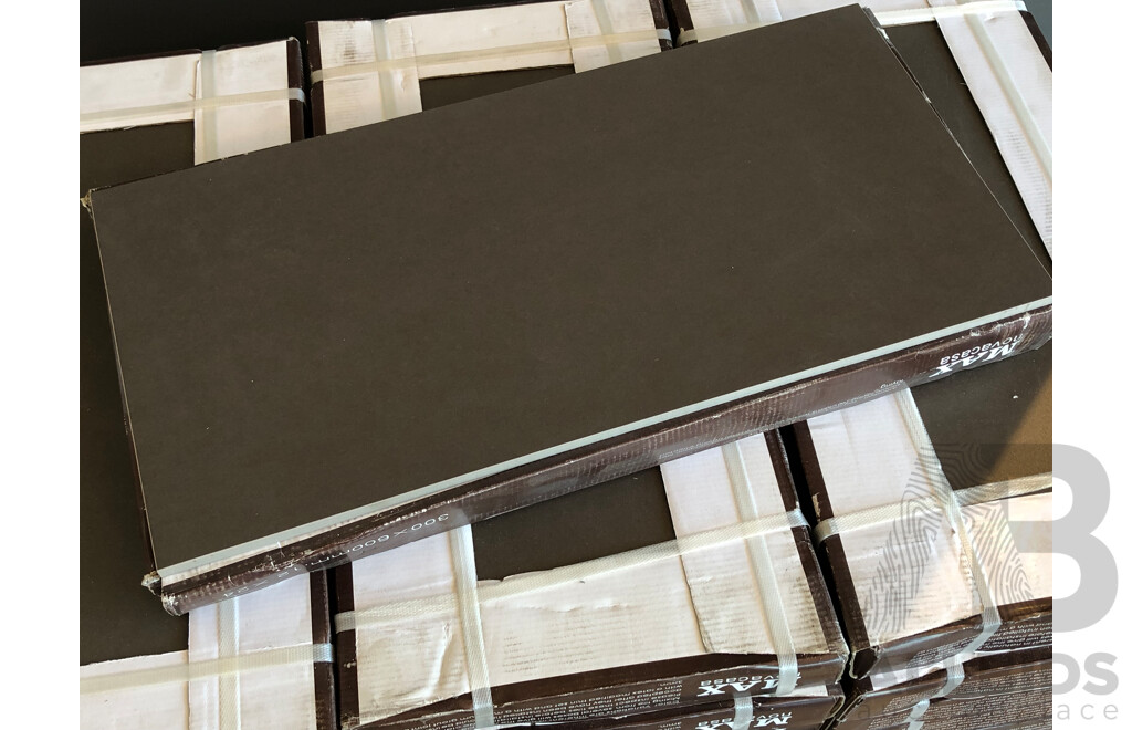 Max Novacasa Brown Vision 300mm X 600mm Porcelain Floor & Wall Tiles - 19.44m2 - Brand New - ORP $1263.60