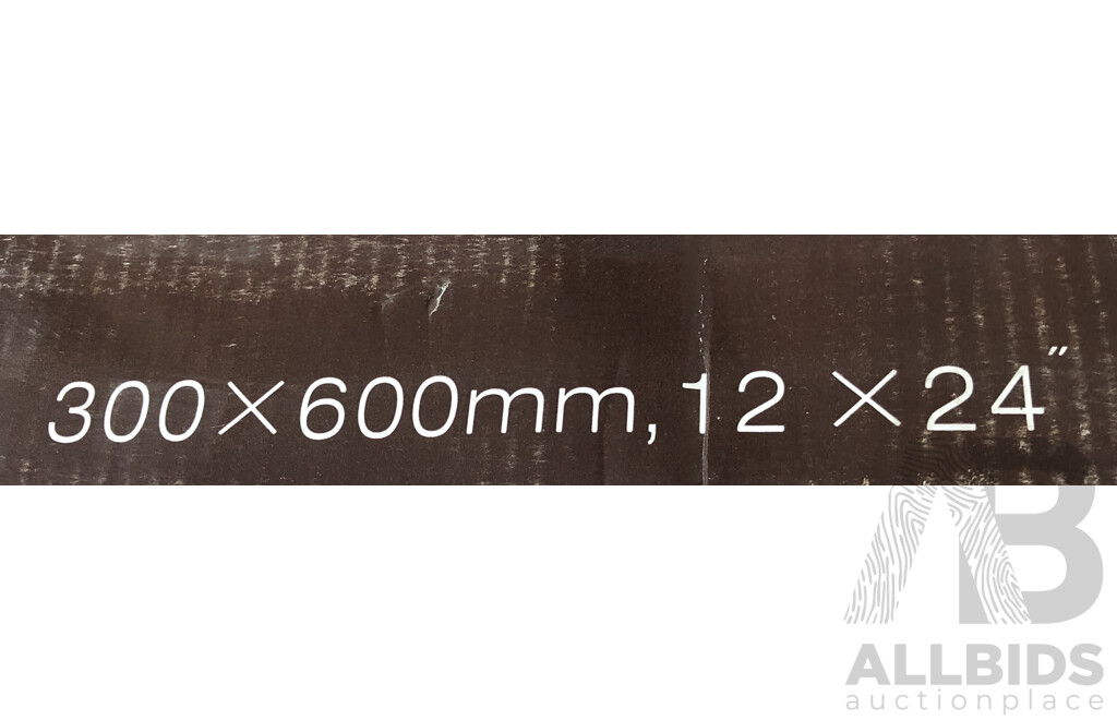 Max Novacasa Brown Vision 300mm X 600mm Porcelain Floor & Wall Tiles - 19.44m2 - Brand New - ORP $1263.60
