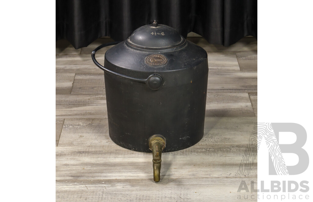 Vintage Kendrick & Sons Lidded Camp Pot