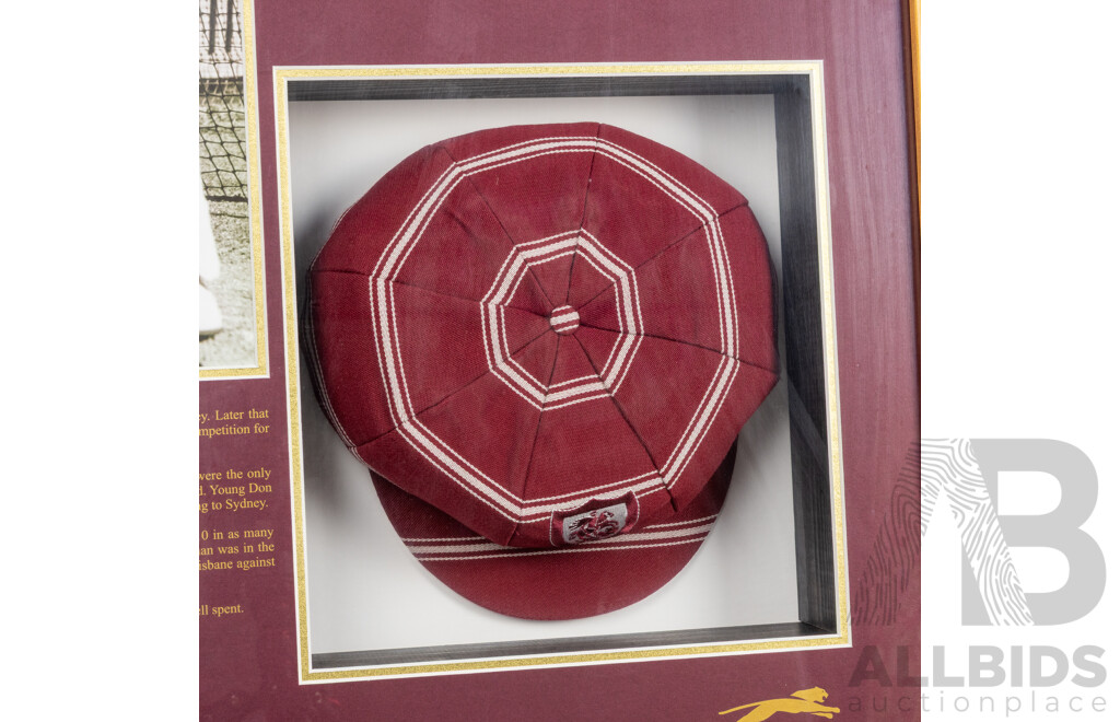 Limited Edition Sir Donald Bradman St George DCC Cap Presentation, No. 72/200