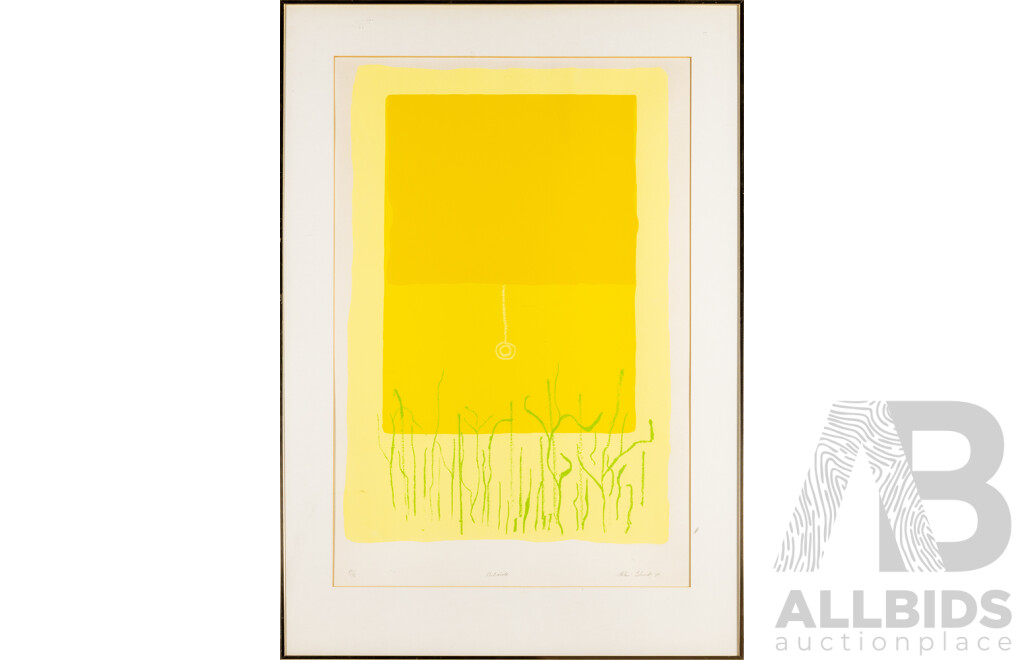 Helen Edwards, (20th Century, Australian, 1940?-) Outside (1980), Signed and Limited Edition Screenprint, 102H X 72W Cm (frame)