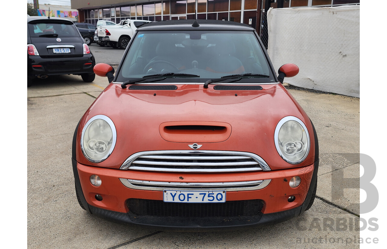 06/2006 Mini Cooper S Cabrio R52 2d Cabriolet Orange 1.6L