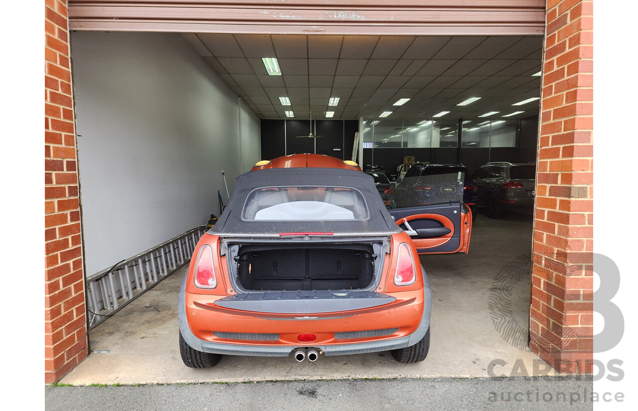 06/2006 Mini Cooper S Cabrio R52 2d Cabriolet Orange 1.6L
