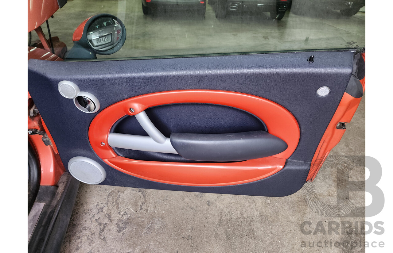 06/2006 Mini Cooper S Cabrio R52 2d Cabriolet Orange 1.6L