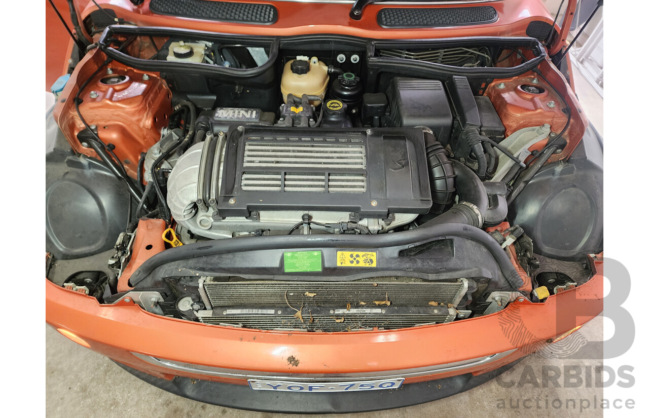06/2006 Mini Cooper S Cabrio R52 2d Cabriolet Orange 1.6L