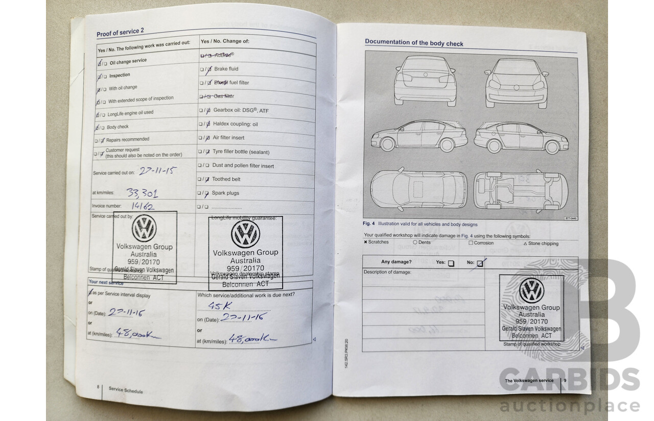04/2014 Volkswagen Golf 90 TSI Comfortline AU MY14 5d Hatchback Red 1.4L