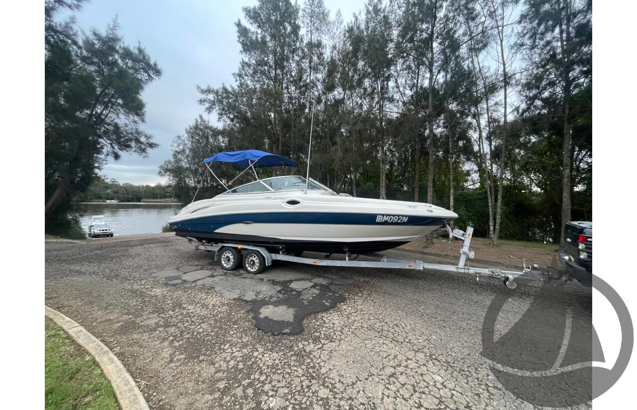 NO RESERVE - 2004 Searay 270 Sundeck, 496 Mercruiser V8, Bravo 3 Leg