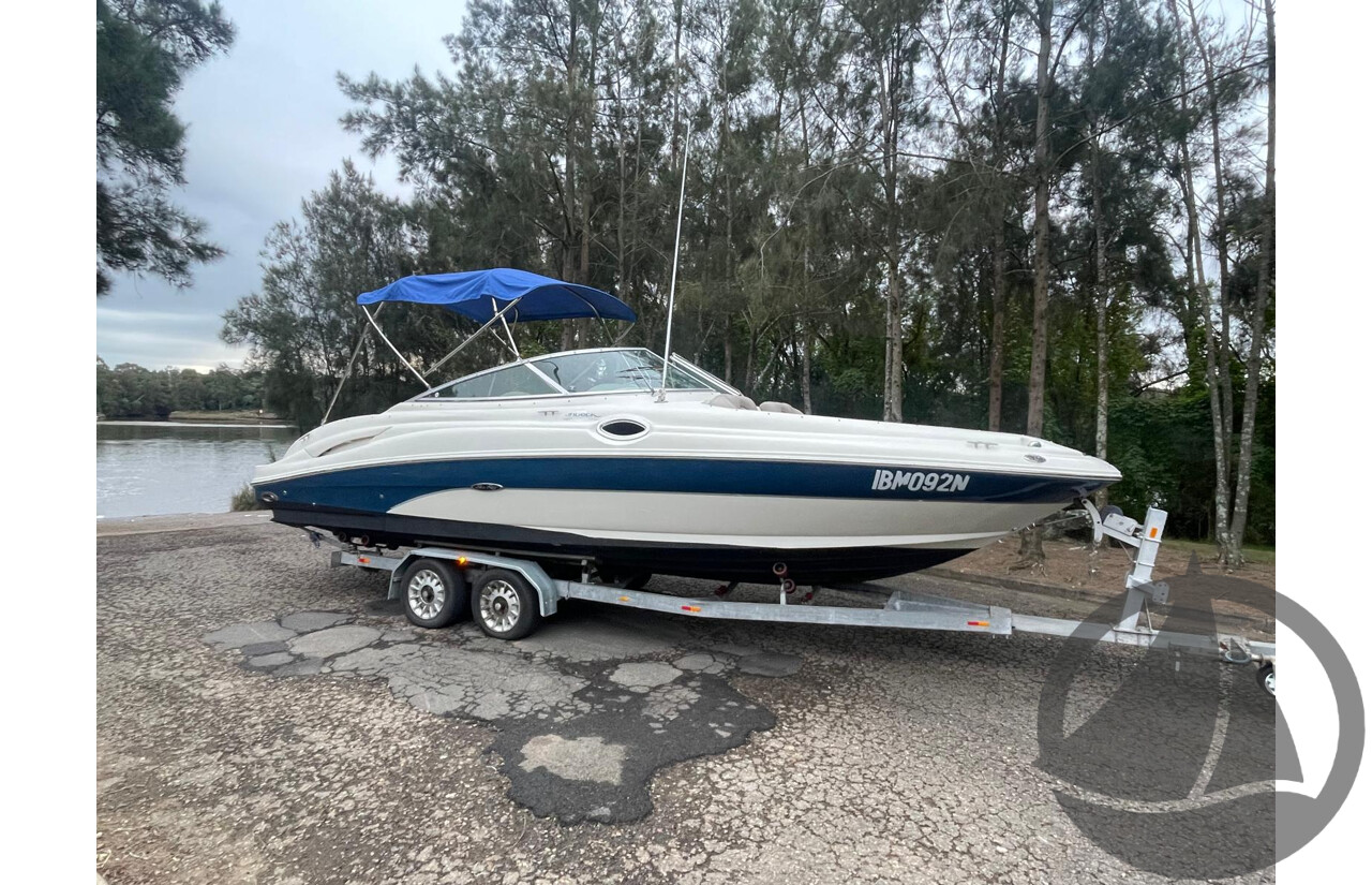 NO RESERVE - 2004 Searay 270 Sundeck, 496 Mercruiser V8, Bravo 3 Leg