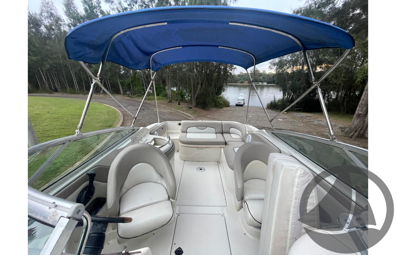 NO RESERVE - 2004 Searay 270 Sundeck, 496 Mercruiser V8, Bravo 3 Leg