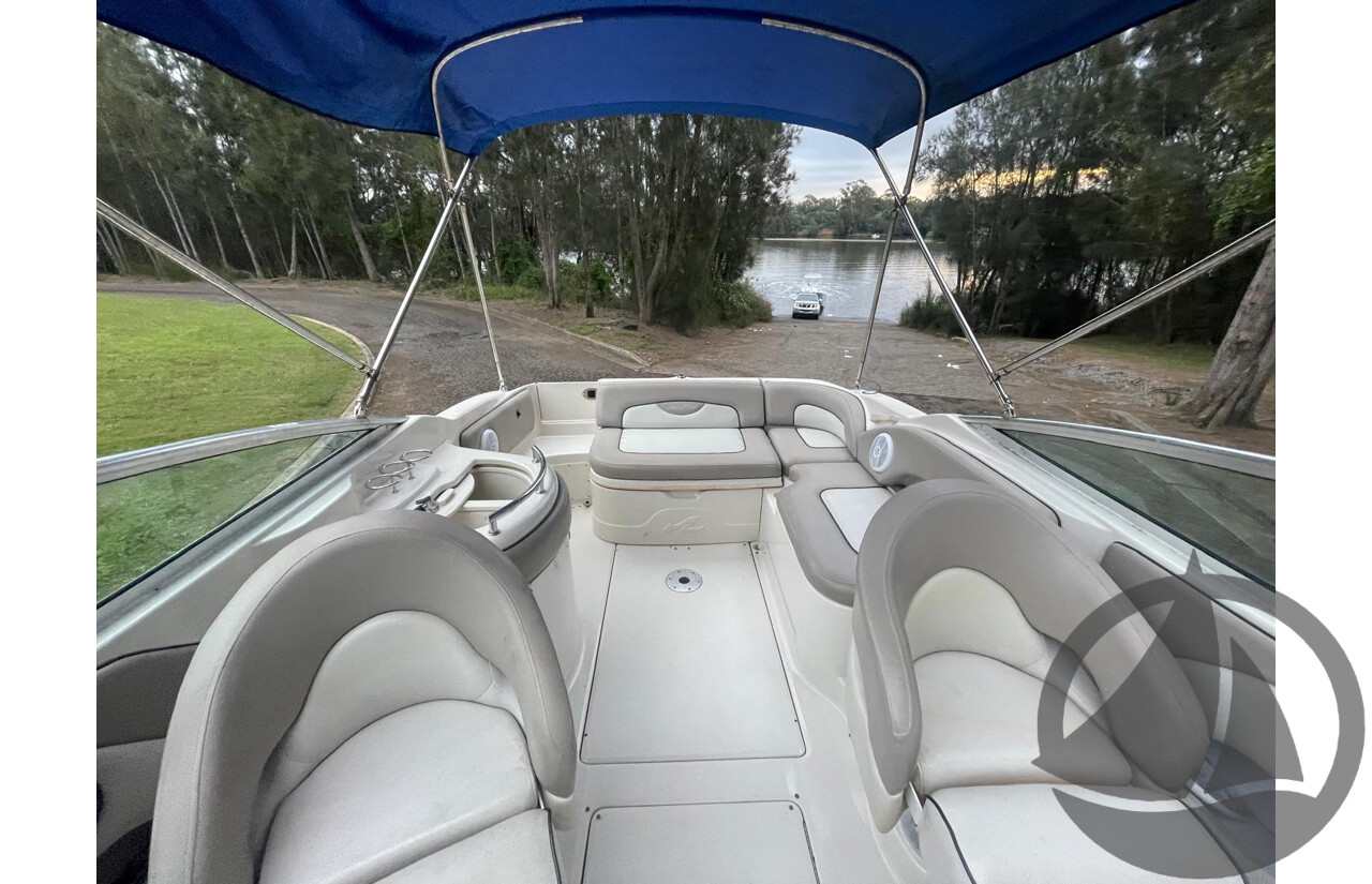 NO RESERVE - 2004 Searay 270 Sundeck, 496 Mercruiser V8, Bravo 3 Leg