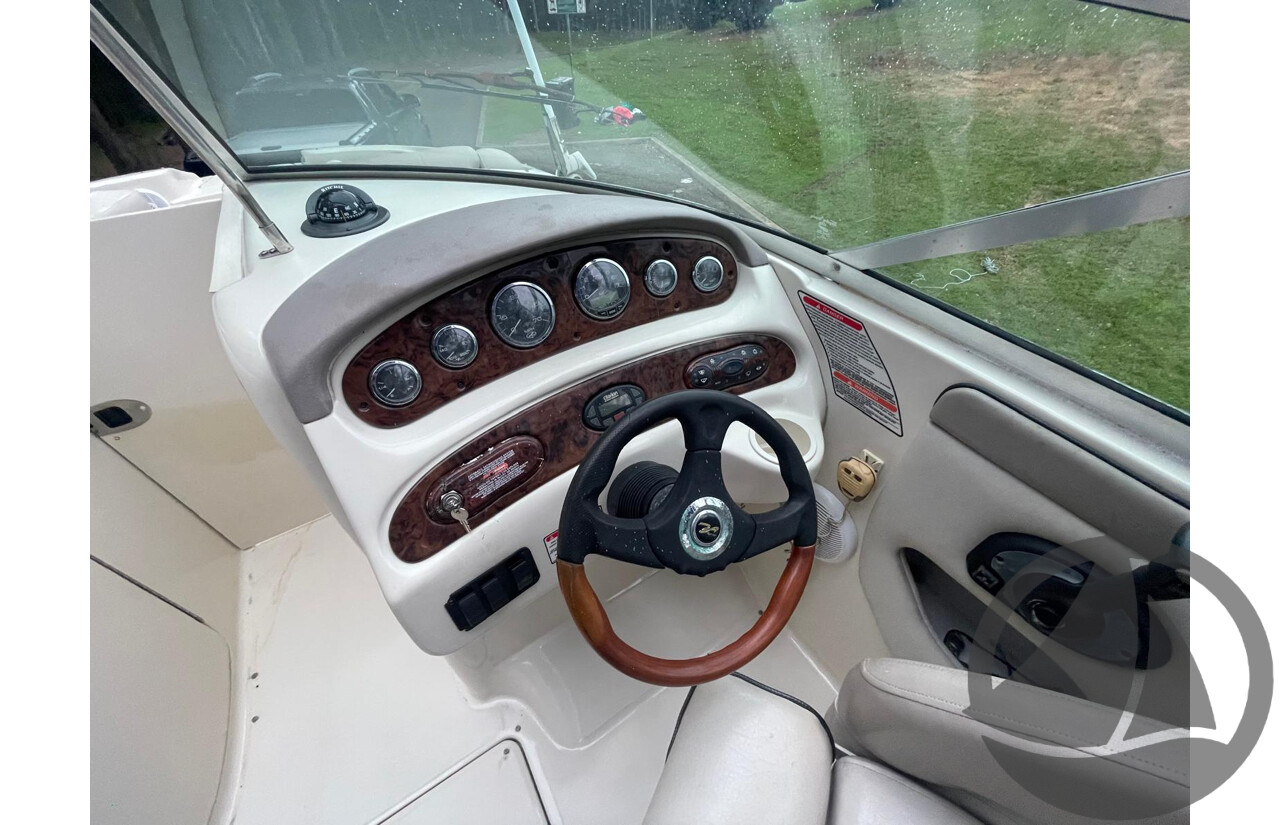NO RESERVE - 2004 Searay 270 Sundeck, 496 Mercruiser V8, Bravo 3 Leg