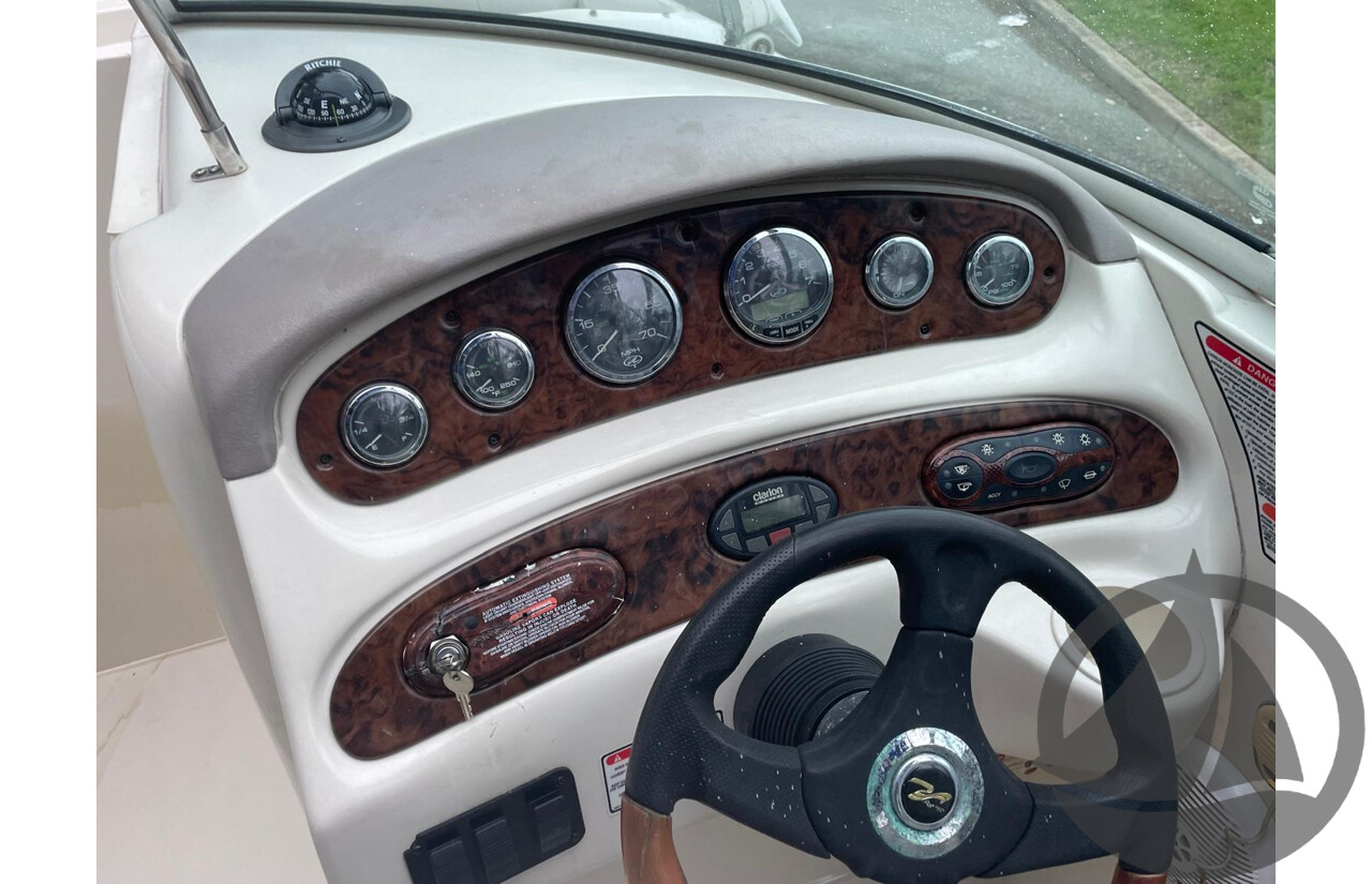 NO RESERVE - 2004 Searay 270 Sundeck, 496 Mercruiser V8, Bravo 3 Leg