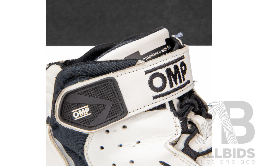 Shane Van Gisbergen Signed OMP One Evo Race Worn Shoes - 2023 Albert Park Season Opening Win