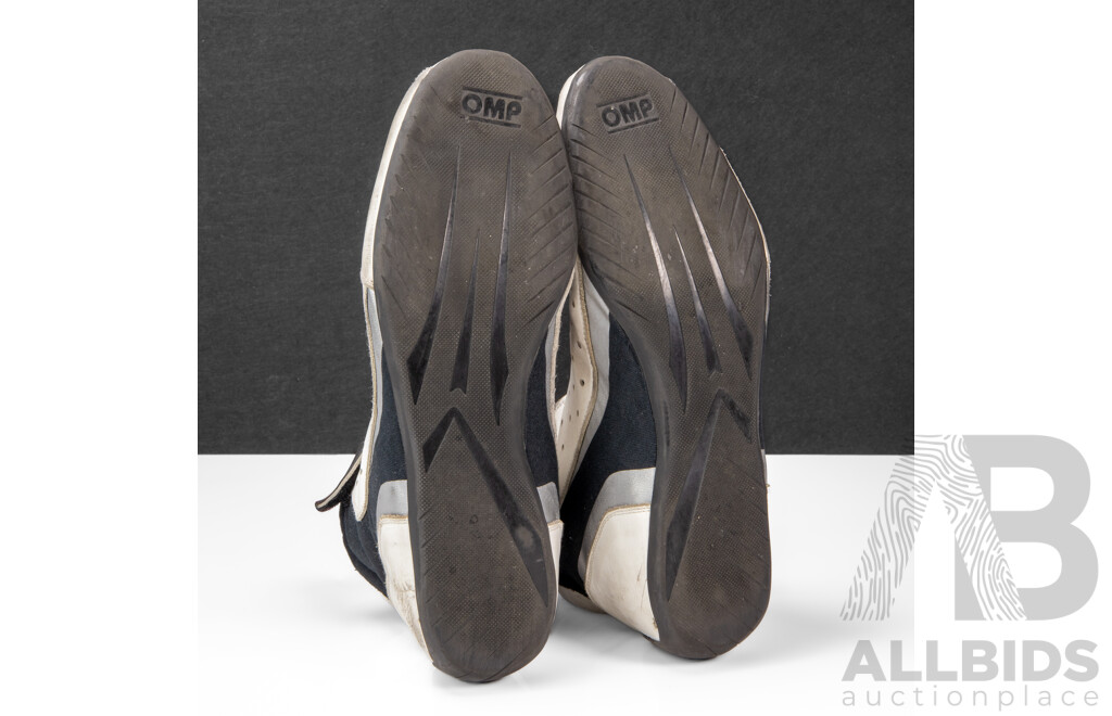 Shane Van Gisbergen Signed OMP One Evo Race Worn Shoes - 2023 Albert Park Season Opening Win