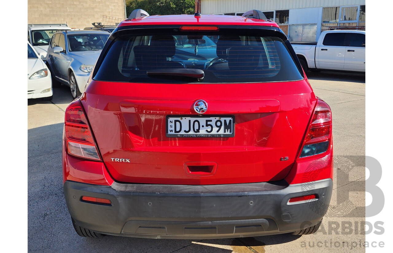 10/2016 Holden Trax LS MY16 4d Wagon Red 1.8L