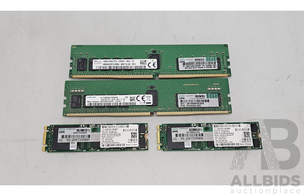 Assorted Lot of RAM & SSD