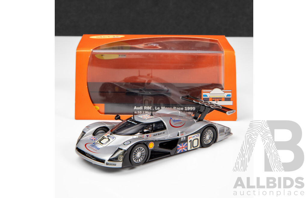 Slot.It 1999 Audi R8C LeMans Race A.Wallace Infineon #19 Silver 1:32 Scale Slot Car