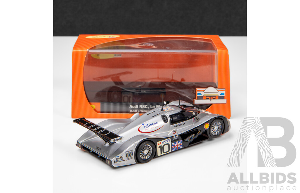 Slot.It 1999 Audi R8C LeMans Race A.Wallace Infineon #19 Silver 1:32 Scale Slot Car