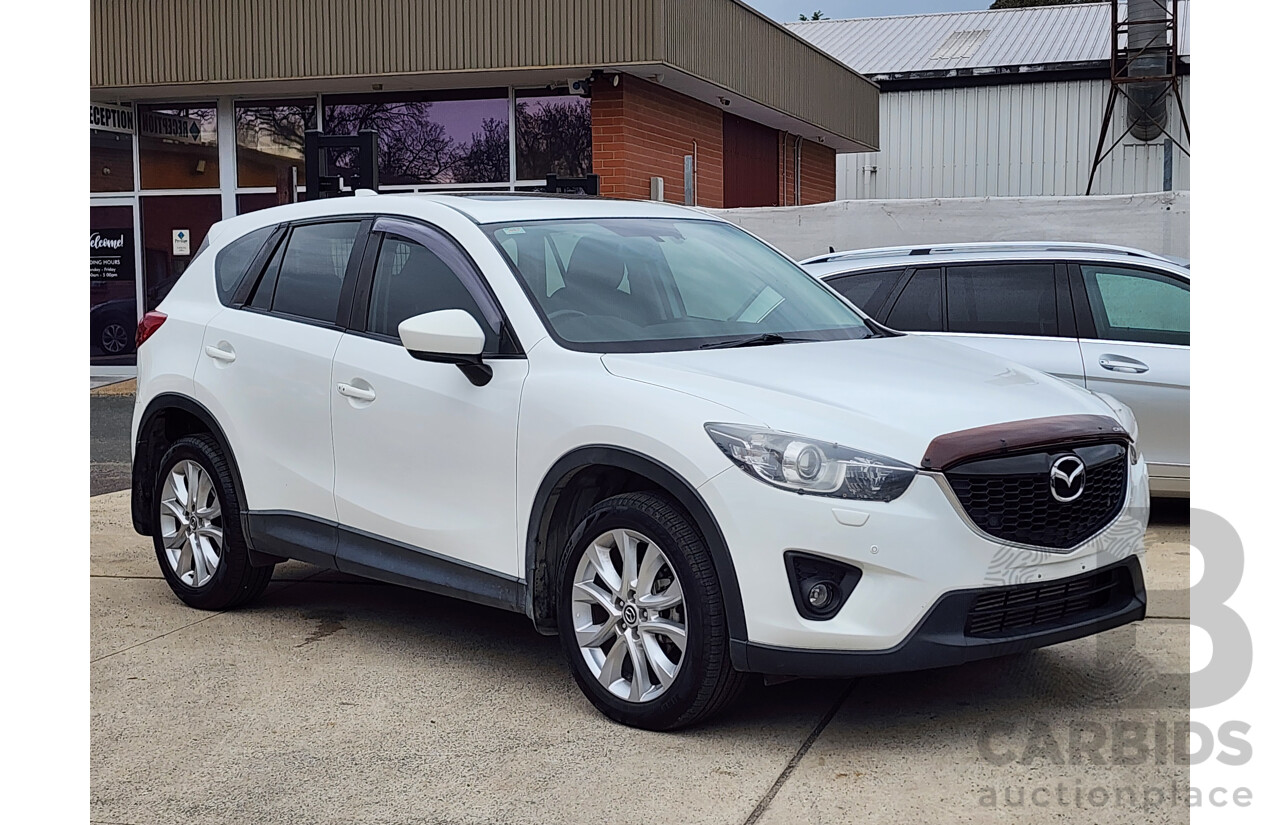 10/2014 Mazda Cx-5 Grand Tourer (4x4) MY13 UPGRADE 4d Wagon White 2.2L