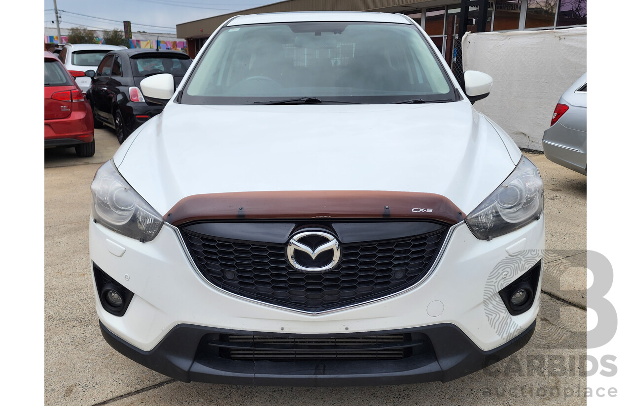 10/2014 Mazda Cx-5 Grand Tourer (4x4) MY13 UPGRADE 4d Wagon White 2.2L