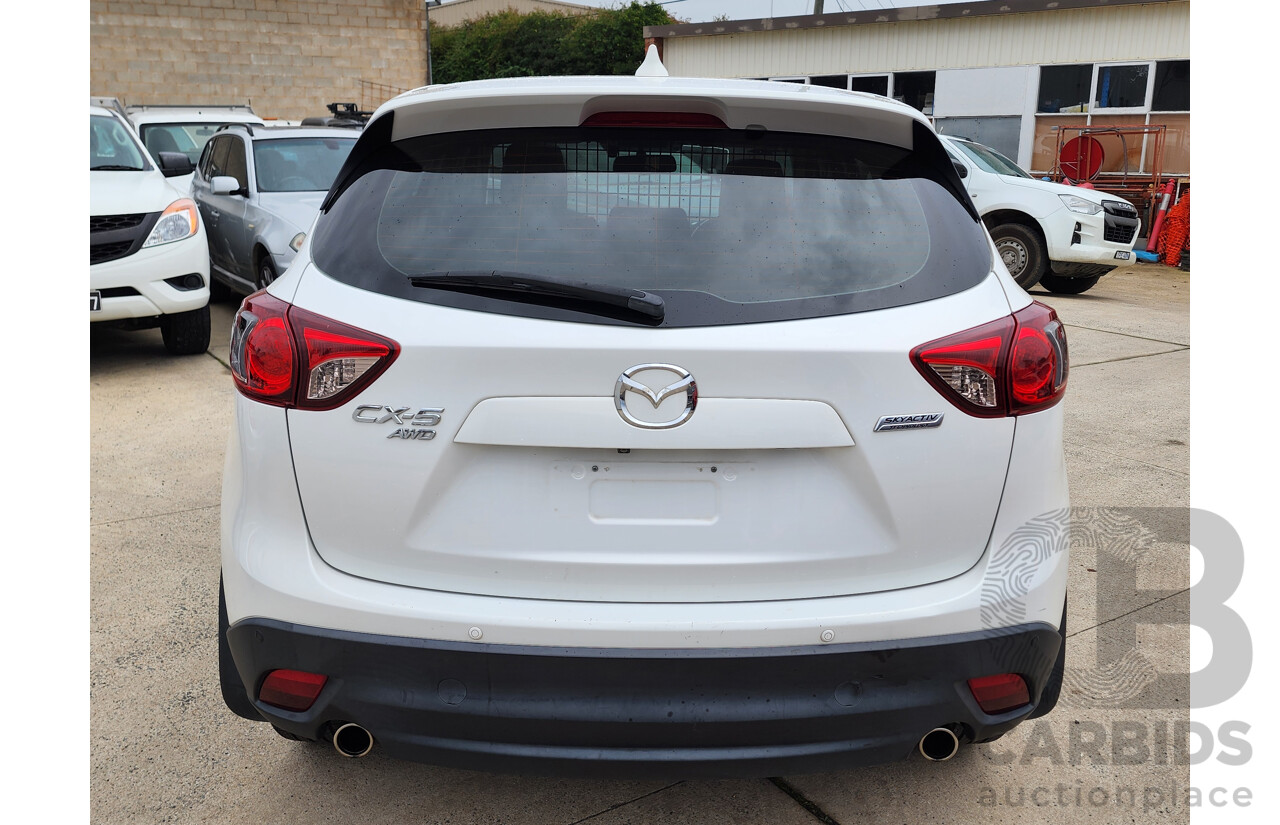 10/2014 Mazda Cx-5 Grand Tourer (4x4) MY13 UPGRADE 4d Wagon White 2.2L