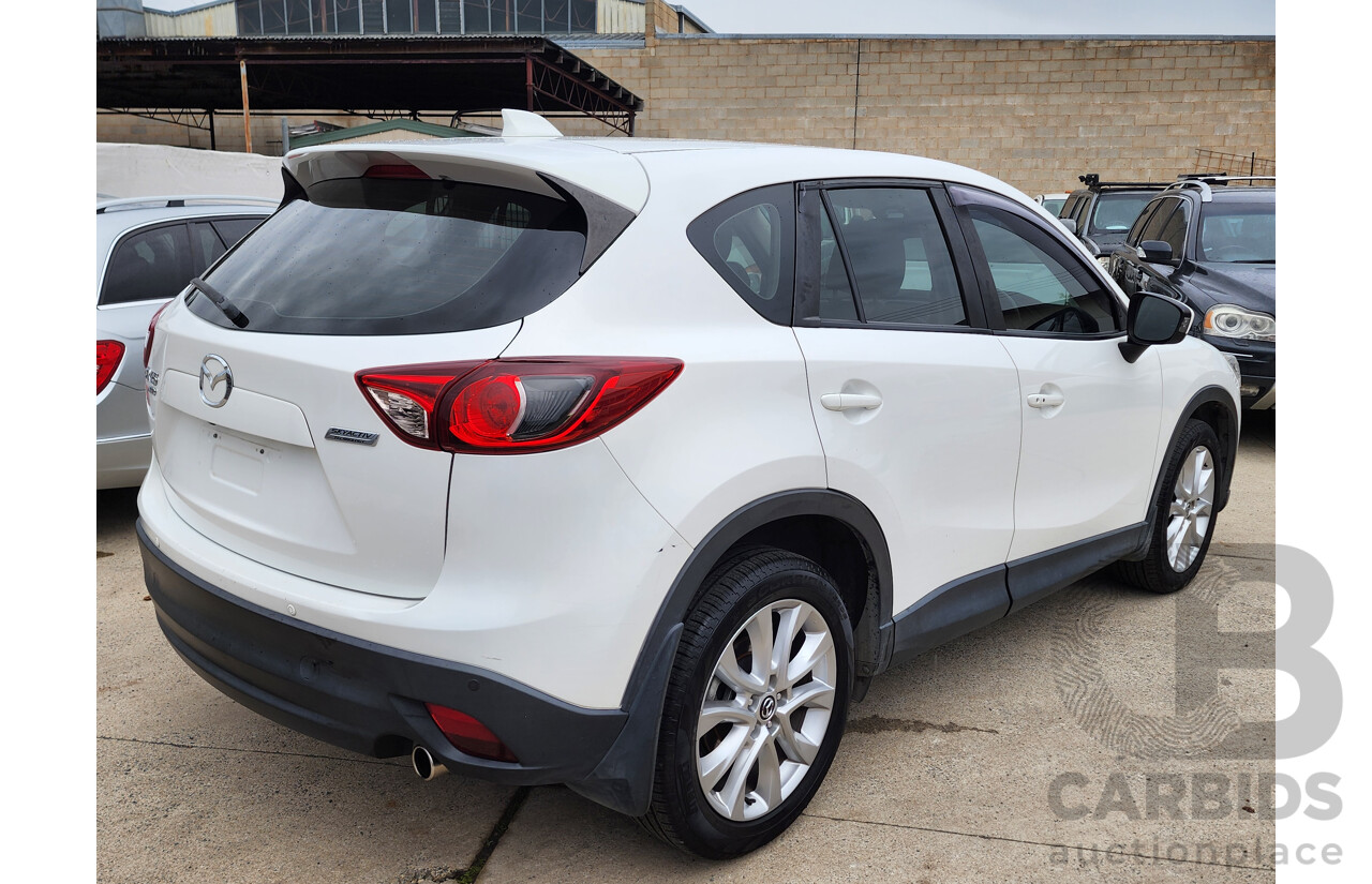 10/2014 Mazda Cx-5 Grand Tourer (4x4) MY13 UPGRADE 4d Wagon White 2.2L