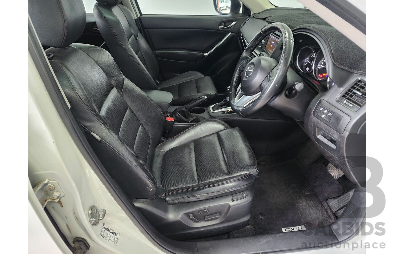 10/2014 Mazda Cx-5 Grand Tourer (4x4) MY13 UPGRADE 4d Wagon White 2.2L