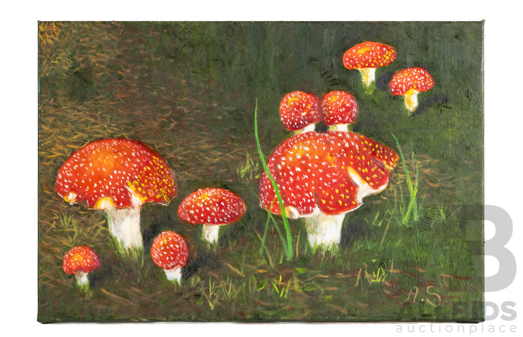 Angela Stankovic, (20th Century, Australian), After the Rain, Wonderful Original Oil on Canvas, 31H x 46W cm