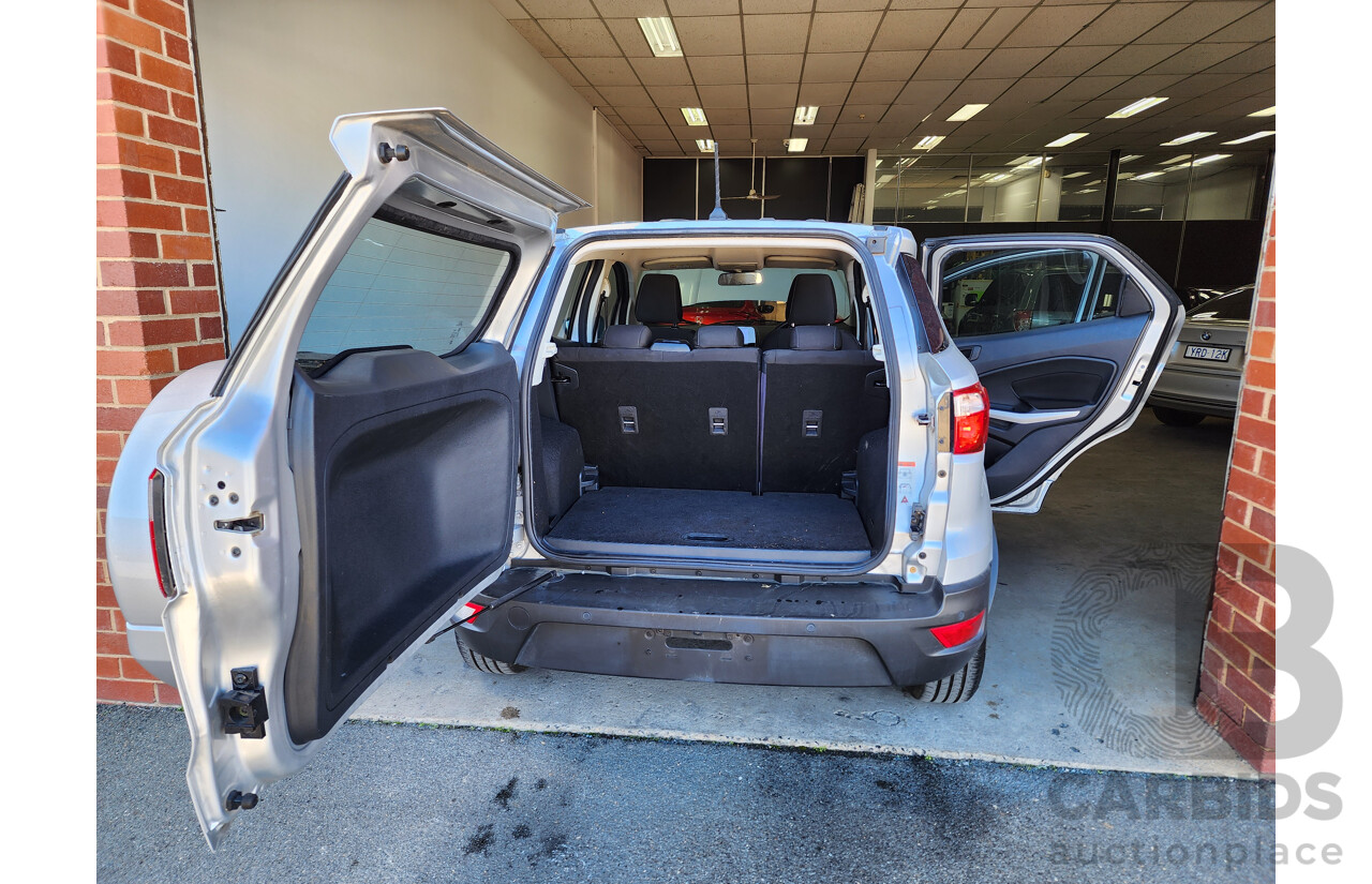 05/2018 Ford Ecosport Ambiente BL 4d Wagon Silver 1.5L