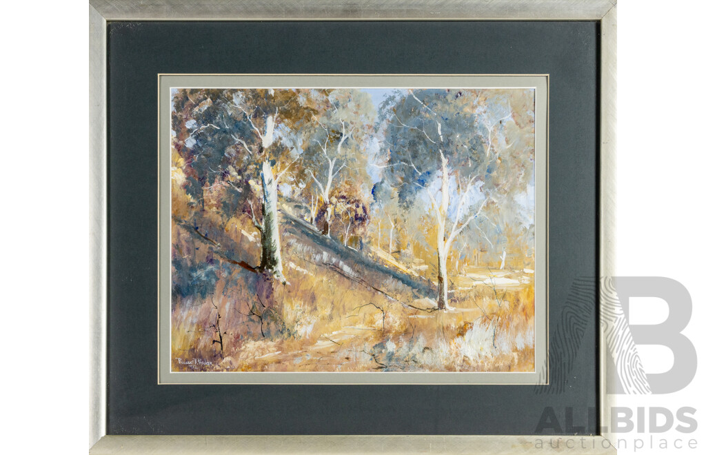 Russell B. Parker, (20th Century, Australian, Active c1970s), Gums, Back of Windsor (1972), Original Oil on Board, 56H x 66W cm (frame)