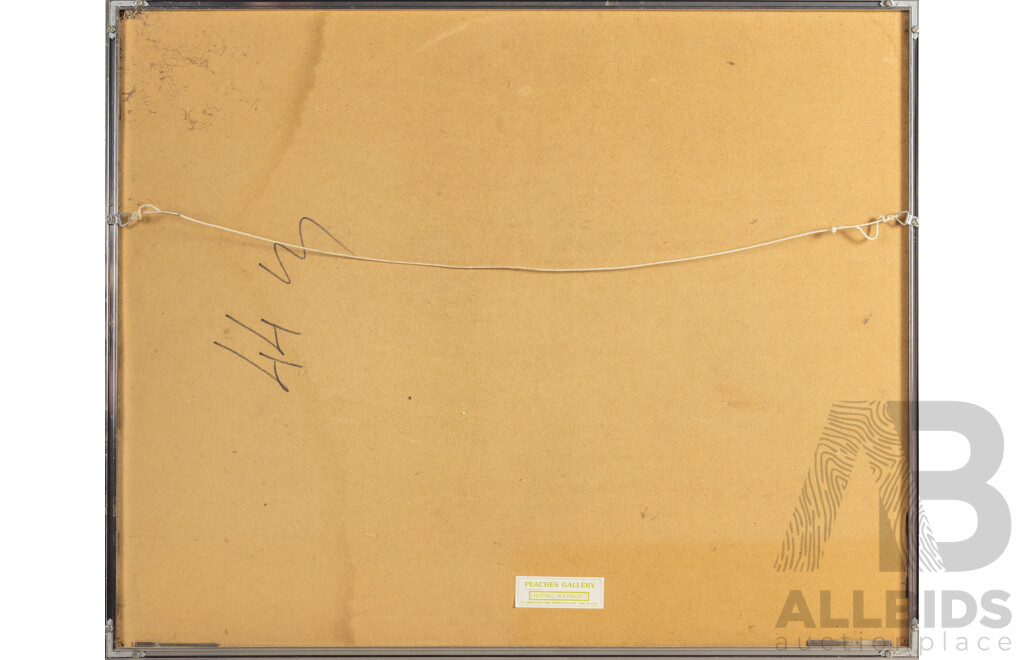 Port Darwin, Northern Territory (1968), Historic Vintage Print After Original Work by J.Carr with Engraving by J.C.Armytage (c1874), 67H x 82W cm (frame)
